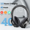 LETSACTIV Kabellose Kopfhörer für Fernseher, Over-Ear kabellose 196ft Wireless-Reichweite,unterstützen Optical, AUX, RCA und USB,40 Stunden Audio-Wiedergabezei, hohe Lautstärke, Hi-Fi Audio - Image 5