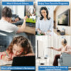 LETSACTIV Kabellose Kopfhörer für Fernseher, Over-Ear kabellose 196ft Wireless-Reichweite,unterstützen Optical, AUX, RCA und USB,40 Stunden Audio-Wiedergabezei, hohe Lautstärke, Hi-Fi Audio - Image 8